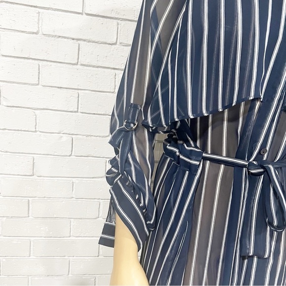 J.O.A Women’s Stripe Shirtdress - Picture 8 of 9